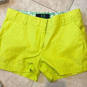 Chic Lime Green Women's Shorts